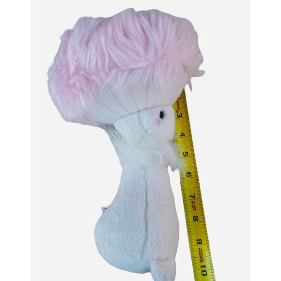 Aurora Fungi Friends Mushroom Plus Toy W/ Pink Fluffy Cap & White Body HTF 10" - Picture 5 of 9
